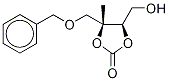 (4R,5R)-5-Benzyloxymethyl-5-methyl-4-hydroxymethyl-1,3-dioxolan-2-one Structure