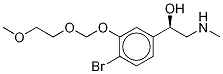 4-Bromo Phenylephrine 3-O-(2-Methoxyethoxymethyl) Ether Structure