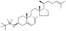 3-O-tert-Butyldimethylsilyl 7-Dehydro Desmosterol-d6 Structure
