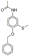 O-Benzyl-S-(methyl-D3)-3-thioacetaminophen Structure