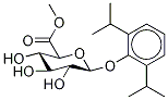 Propofol-D-glucuronidemethylester Structure