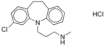 去甲氯米帕明-D3 盐酸盐 结构式