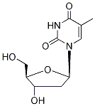 Thymidine-13C,15N2 Structure