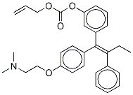 (E)-4-Alloxycarboxyl Tamoxifen 结构式