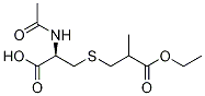 N-Acetyl-S-(2-carboxypropyl)-L-cysteine Ethyl Ester (Mixture of Diastereomers) Structure