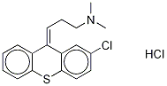Chlorprothixene-d6 Hydrochloride Structure