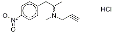 rac 4-Nitro Deprenyl-d3 Hydrochloride Structure