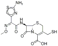 去呋喃甲酰基头孢噻呋-D3, , 结构式