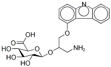 4-[1'-(3'-AMino-1',2'-propanediol)]carbazole 2'-O-β-D-Glucuronide Structure