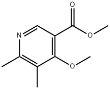 5,6-DiMethyl-4-Methoxy-nicotinic Acid Methyl Ester Struktur