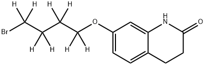 7-(4-BroMobutoxy)-3,4-dihydroquinolin-2-one-d8 结构式