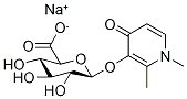 Deferiprone 3-O-β-D-Glucuronide SodiuM Salt Structure