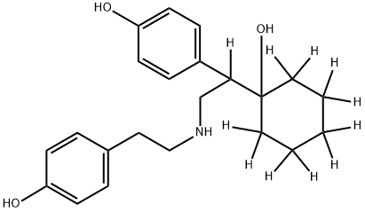 rac N,N-DidesMethyl-N-(4-hydroxyphenethyl)-O-desMethyl Venlafaxine-d11 结构式