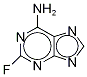 2-Fluoroadenine-13C2,15N Struktur