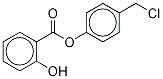 2-Hydroxybenzoic Acid 4-(ChloroMethyl)phenyl Ester Structure
