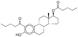 2-Valeryl-17β-estradiol 17-Valerate Structure