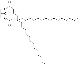 1,3-Distearoyl-2-chloropropanediol-d5 Struktur