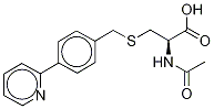 N-Acetyl-S-[4-(2-pyridinyl)benzyl]-L-cysteine 化学構造式
