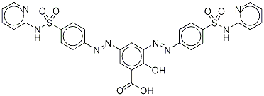 柳氮磺胺吡啶杂质B, , 结构式