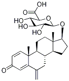 (17β)-6-Methylene-3-oxoandrosta-1,4-dien-17-yl-d3 β-D-Glucopyranosiduronic Acid Structure