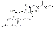 21-(1-Ethoxyethoxy)-isoflupredone Structure