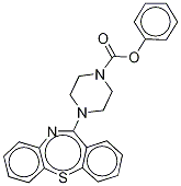 N-Des[2-(2-hydroxyethoxy)ethyl]-N-pheyloxycarbonyl Quetiapine, , 结构式