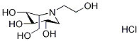 N-(2-Hydroxyethyl)-1-deoxy-L-idonojirimycin Hydrochloride Structure