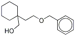 1-(Hydroxymethyl)-cyclohexaneethanol Benzyl Ether Structure