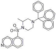 1-(5-Isoquinolinesulfonyl)-2-methyl-4-trityl-piperazine Structure