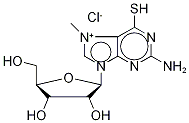 7-Methyl-6-thioguanosine Chloride Struktur