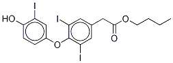 3,3',5-Triiodo Thyroacetic Acid n-Butyl Ester Structure
