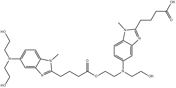 盐酸苯达莫司汀去氯二聚体杂质, 1391052-61-1, 结构式