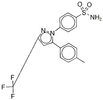Celecoxib-13C3 Struktur