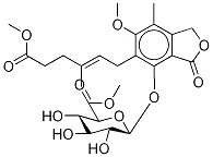 METHYL 6-[METHYL-B-D-GLUCURONATO]MYCOPHENOLATE Structure