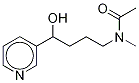 4-(Acetylmethylamino)-1-(3-pyridyl)-1-butanol-D6 Structure