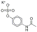 4-Acetaminophen-d3 Sulfate Potassium Salt Structure