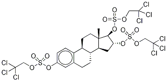 Estriol Tri-(2,2,2-trichloroethyl)sulfate Structure
