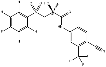 S-比卡鲁胺-D4, 1217769-79-3, 结构式