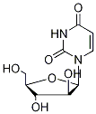 1--D-Arabinofuranosyl-1H-pyrimidine-2,4-dione 13C,15N2 Struktur