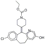 4-(8-Chloro-5,6-dihydro-3-hydroxy-11H-benzo[5,6]cyclohepta[1,2-b]pyridin-11-ylidene)-1-piperidine-d4-carboxylic Acid Ethyl Ester Structure