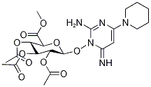 Minoxidil 2,3,4-Tri-O-acetyl--D-glucuronic Acid, Methyl Ester Structure