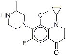 Decarboxy Gatifloxacin Dihydrochloride Struktur