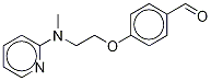 4-[2-((Methyl-d3)-2-pyridinylamino)ethoxy]benzaldehyde Structure