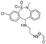 Tianeptine Metabolite MC5-d4 Sodium Salt Structure