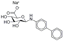 4-Aminobiphenyl-d5 β-D-Glucuronide Sodium Salt Structure