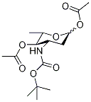 N-Boc-L-acosamine Diacetate (2:1 α:β Mixture) Structure
