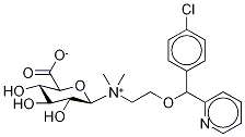 Carbinoxamine β-D-Glucuronide 化学構造式