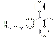 N-Desmethyl Tamoxifen-d5 Struktur