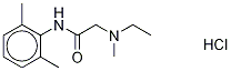 N-(2,6-Dimethylphenyl)-2-(ethylmethylamino)acetamide Structure