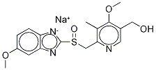 5-Hydroxy Omeprazole-d3 Sodium Salt Structure